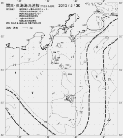 一都三県漁海況速報、関東・東海海況速報(2013/05/30)