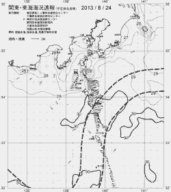 一都三県漁海況速報、関東・東海海況速報(2013/08/24)