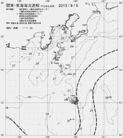 一都三県漁海況速報、関東・東海海況速報(2013/09/05)