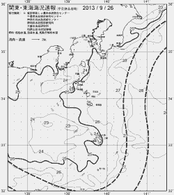 一都三県漁海況速報、関東・東海海況速報(2013/09/26)