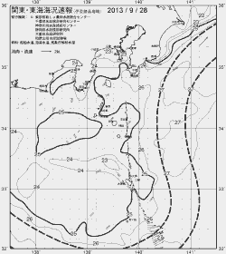 一都三県漁海況速報、関東・東海海況速報(2013/09/28)