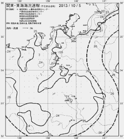 一都三県漁海況速報、関東・東海海況速報(2013/10/05)