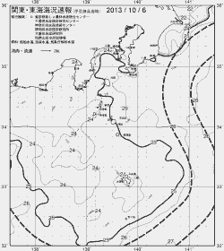 一都三県漁海況速報、関東・東海海況速報(2013/10/06)