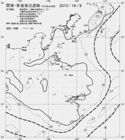 一都三県漁海況速報、関東・東海海況速報(2013/10/09)