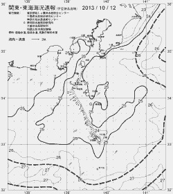 一都三県漁海況速報、関東・東海海況速報(2013/10/12)
