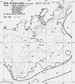 一都三県漁海況速報、関東・東海海況速報(2013/10/27)