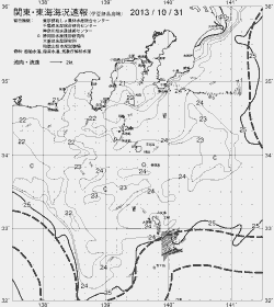一都三県漁海況速報、関東・東海海況速報(2013/10/31)
