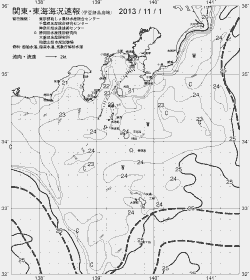 一都三県漁海況速報、関東・東海海況速報(2013/11/01)
