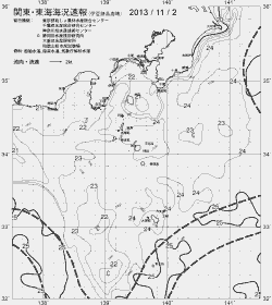 一都三県漁海況速報、関東・東海海況速報(2013/11/02)