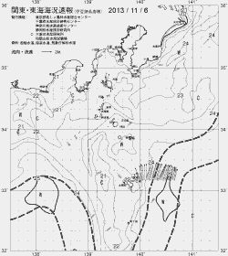 一都三県漁海況速報、関東・東海海況速報(2013/11/06)
