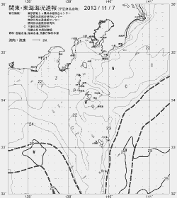 一都三県漁海況速報、関東・東海海況速報(2013/11/07)