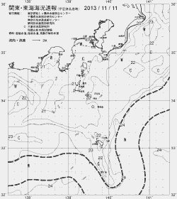 一都三県漁海況速報、関東・東海海況速報(2013/11/11)