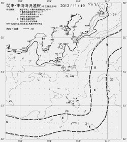 一都三県漁海況速報、関東・東海海況速報(2013/11/19)