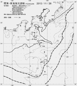 一都三県漁海況速報、関東・東海海況速報(2013/11/28)