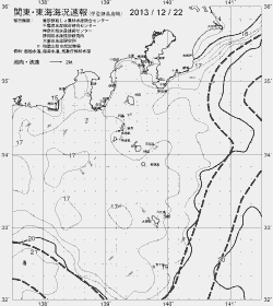 一都三県漁海況速報、関東・東海海況速報(2013/12/22)