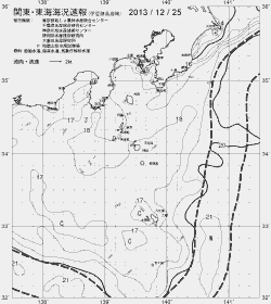 一都三県漁海況速報、関東・東海海況速報(2013/12/25)