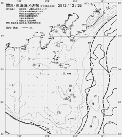 一都三県漁海況速報、関東・東海海況速報(2013/12/26)