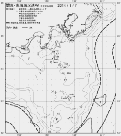 一都三県漁海況速報、関東・東海海況速報(2014/01/07)