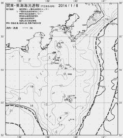 一都三県漁海況速報、関東・東海海況速報(2014/01/08)