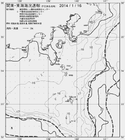 一都三県漁海況速報、関東・東海海況速報(2014/01/16)