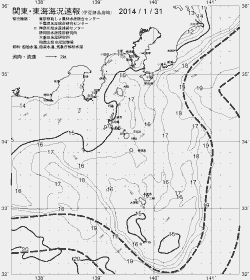 一都三県漁海況速報、関東・東海海況速報(2014/01/31)