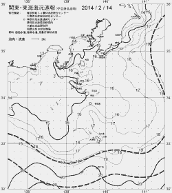 一都三県漁海況速報、関東・東海海況速報(2014/02/14)
