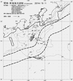 一都三県漁海況速報、関東・東海海況速報(2014/09/01)