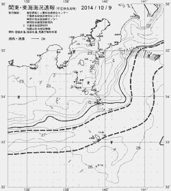 一都三県漁海況速報、関東・東海海況速報(2014/10/09)