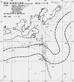 一都三県漁海況速報、関東・東海海況速報(2014/11/08)
