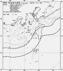 一都三県漁海況速報、関東・東海海況速報(2015/11/24)