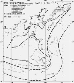 一都三県漁海況速報、関東・東海海況速報(2015/12/28)