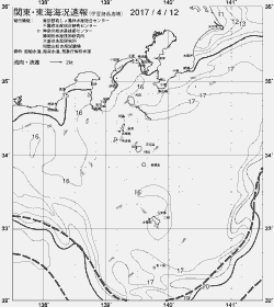 一都三県漁海況速報、関東・東海海況速報(2017/04/12)