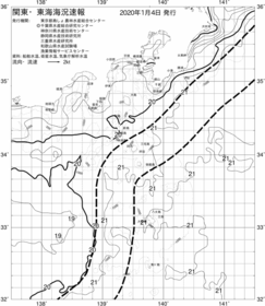 一都三県漁海況速報、関東・東海海況速報(2020/01/04)