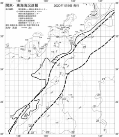 一都三県漁海況速報、関東・東海海況速報(2020/01/09)