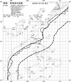 一都三県漁海況速報、関東・東海海況速報(2020/01/13)
