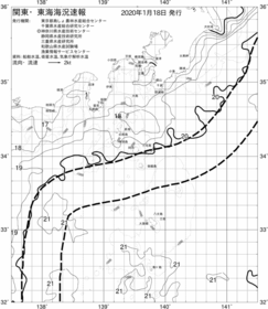 一都三県漁海況速報、関東・東海海況速報(2020/01/18)