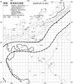 一都三県漁海況速報、関東・東海海況速報(2020/04/01)