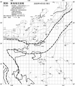 一都三県漁海況速報、関東・東海海況速報(2020/04/05)