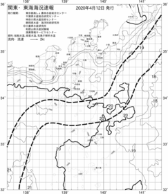 一都三県漁海況速報、関東・東海海況速報(2020/04/12)