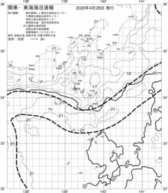 一都三県漁海況速報、関東・東海海況速報(2020/04/28)