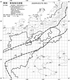 一都三県漁海況速報、関東・東海海況速報(2020/06/27)