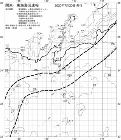 一都三県漁海況速報、関東・東海海況速報(2020/07/20)