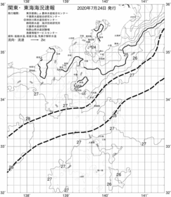 一都三県漁海況速報、関東・東海海況速報(2020/07/24)