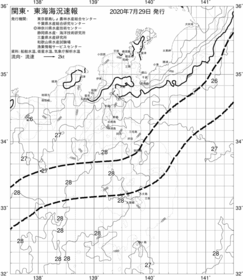 一都三県漁海況速報、関東・東海海況速報(2020/07/29)