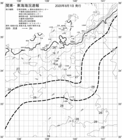 一都三県漁海況速報、関東・東海海況速報(2020/08/01)