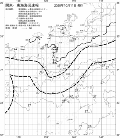 一都三県漁海況速報、関東・東海海況速報(2020/10/11)