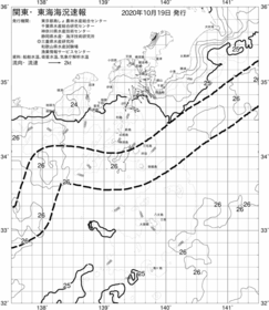 一都三県漁海況速報、関東・東海海況速報(2020/10/19)