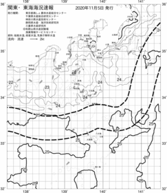 一都三県漁海況速報、関東・東海海況速報(2020/11/05)
