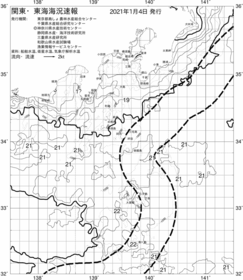一都三県漁海況速報、関東・東海海況速報(2021/01/04)