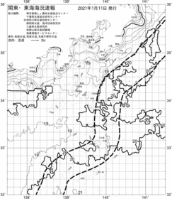 一都三県漁海況速報、関東・東海海況速報(2021/01/11)